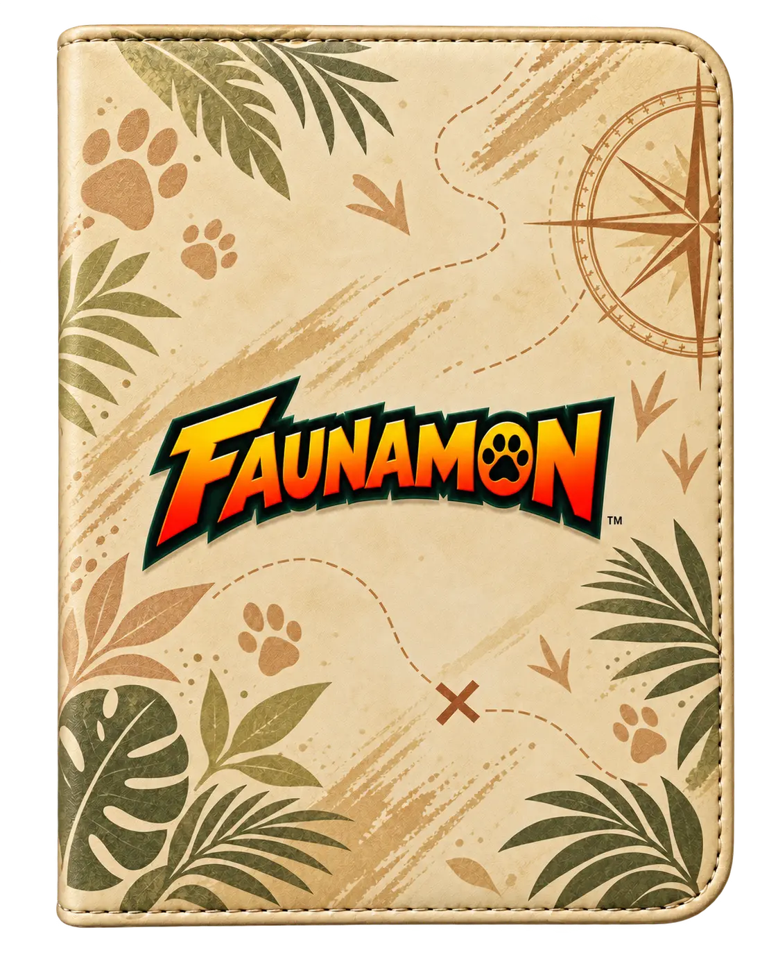 Fichário Faunamon para guardar a coleção