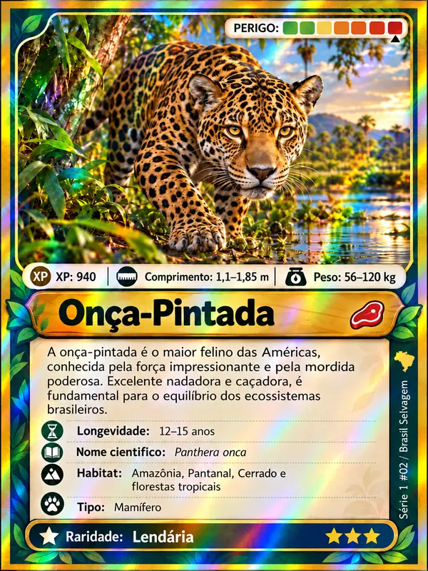 Carta revelada: Onça-Pintada lendária